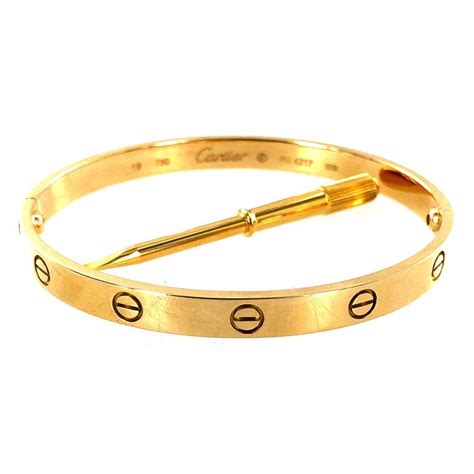 cartier love bracelet real|authentic used cartier love bracelet.